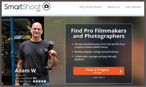 Smartshoot Original Homepage